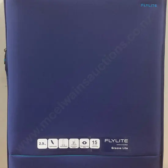 New FlyLite Groove Lite Suitcase, Teal / Blue, 2.9Kg, Expandable, TSA Approved Lock Etc