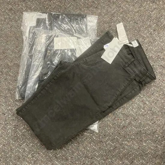 New Barkers Black Mens Carnaby Chino Size 84, 88, 92.