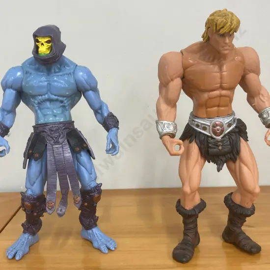 Masters Of The Universe 2001 Skeletor & Jungle Attack Herman Action Figures