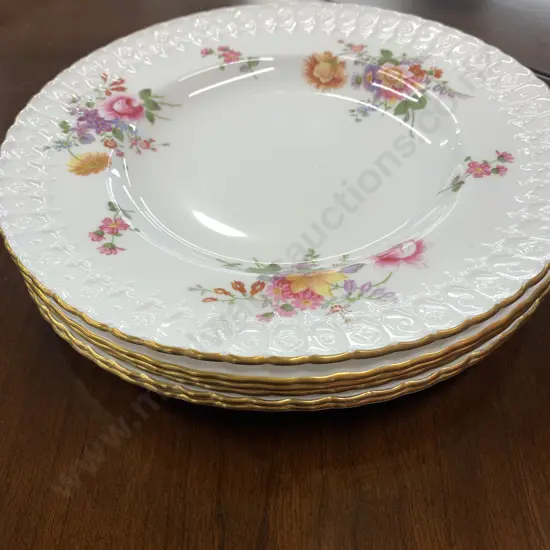 Royal Crown Derby 'Derby Poises'  Entree Plates x6 Diam23cm