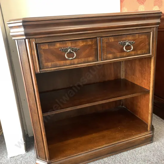 Ex Harvey Norman Solid Wood Side Board / Entertainment Unit Fixed Single Shelf H92cm,W92cm,D49cm.