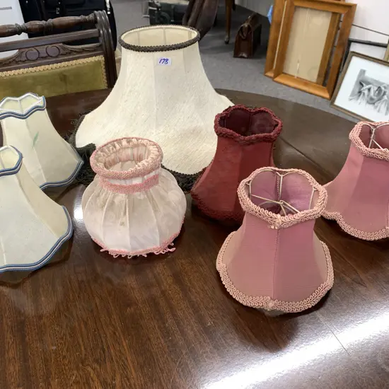 Assortment of Vintage Light Shades