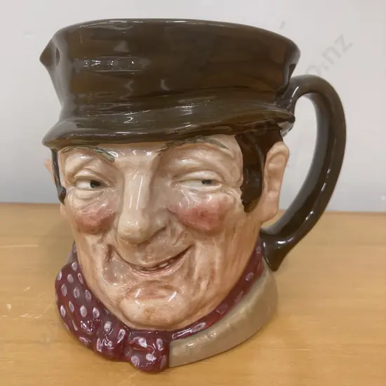 Royal Doulton Large Character Jug Sam Weller, 1940-1960's, H13.5 W16.5 D14.5cm