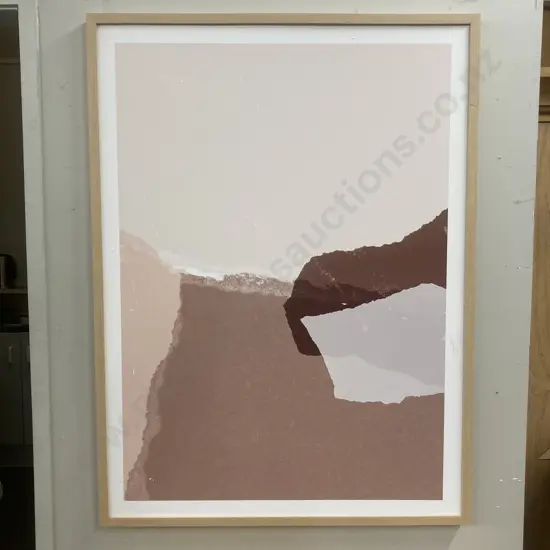 Freedom Pluto Blush Print (Damaged) 85 x 114cm (Disposed of NCV)