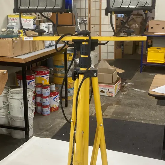 Fairway Twin Halogen Worklight On Adjustable Tripod, 2 x 500W