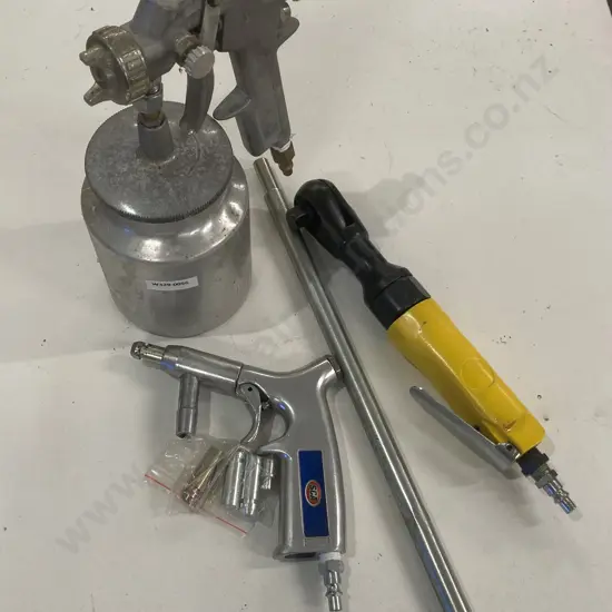Air Ratchet, Spray Gun, Part SCA Sand Blasting Kit