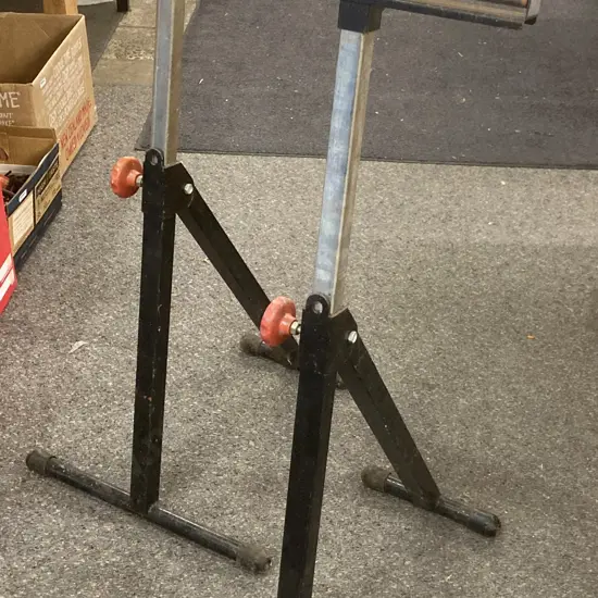 Pair of Adjustable Roller Stands