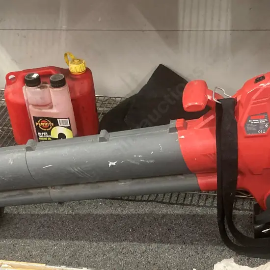 Morrison 30cc Blower / Vacuum Ezi Switch BLV30, Gas Can Marked 40:1 & 2-Stroke Oil