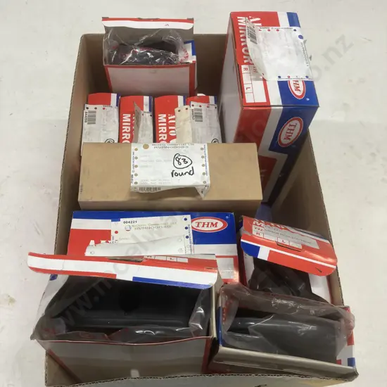 Box Lot Assorted New Auto Mirrors