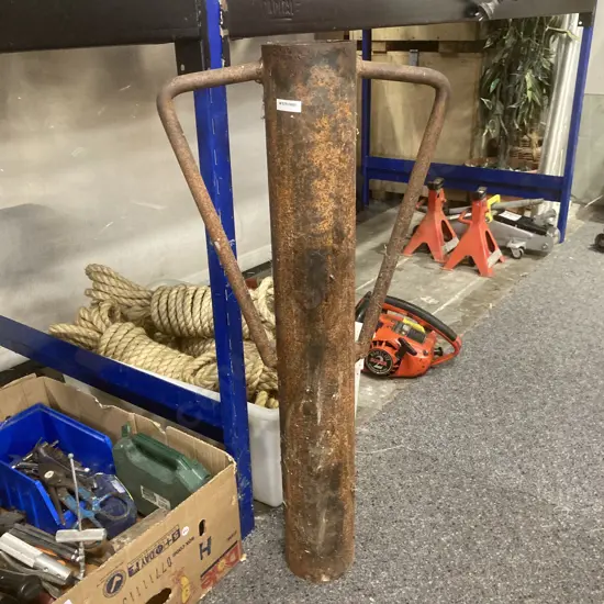 Steel Post Driver, H80cm, Internal Dia10.3cm