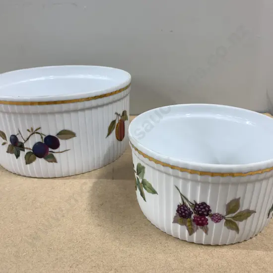 Royal Worcester Bowls Shape 46 Size 0 & 3