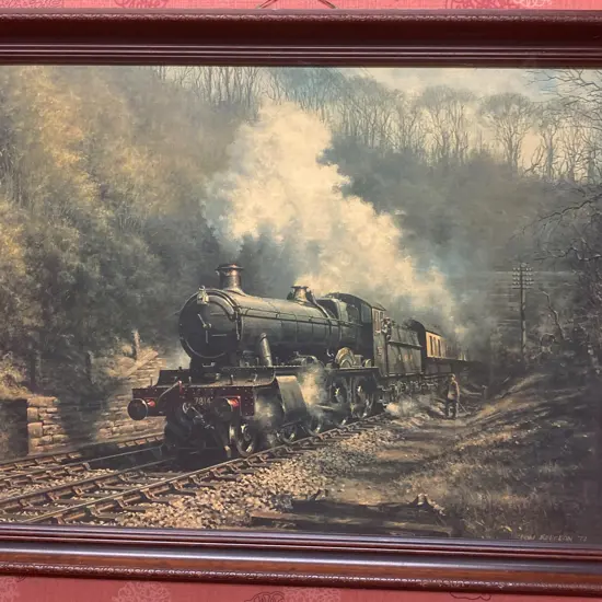 Framed Print by Don Breckon 77 Titled 'Manor' At BrownQueen, 66 x 87cm