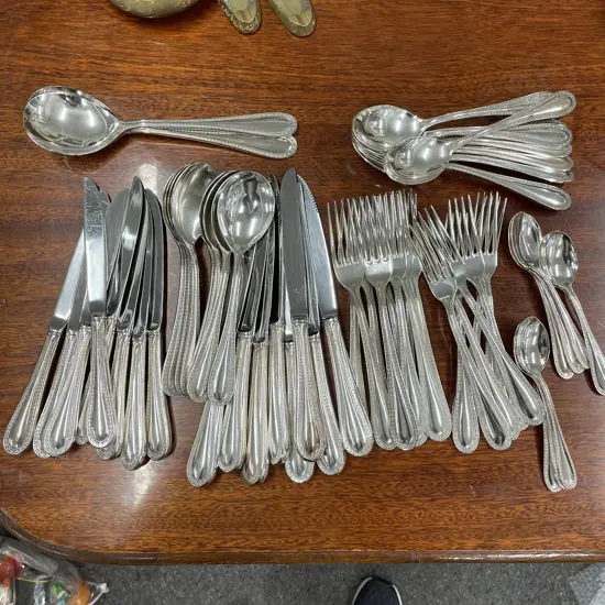 57 Piece Fairmont Stainless Marguise Cutlery Set