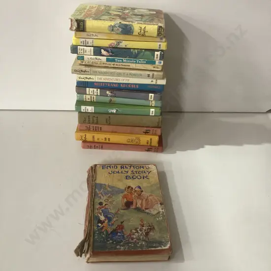 Lot of 17 Vintage Enid Blyton Books Includes 1944 Jolly Story Book First Vintage Children's Short Stories, Hardcover Etc