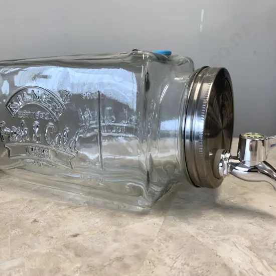 Glass Drinks Dispenser Kilner Est Fresh & Cold Drinks
