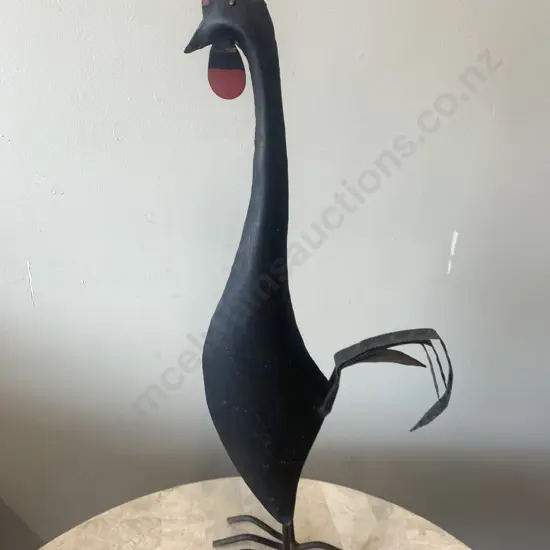 Metal Rooster Garden Ornament, H65cm
