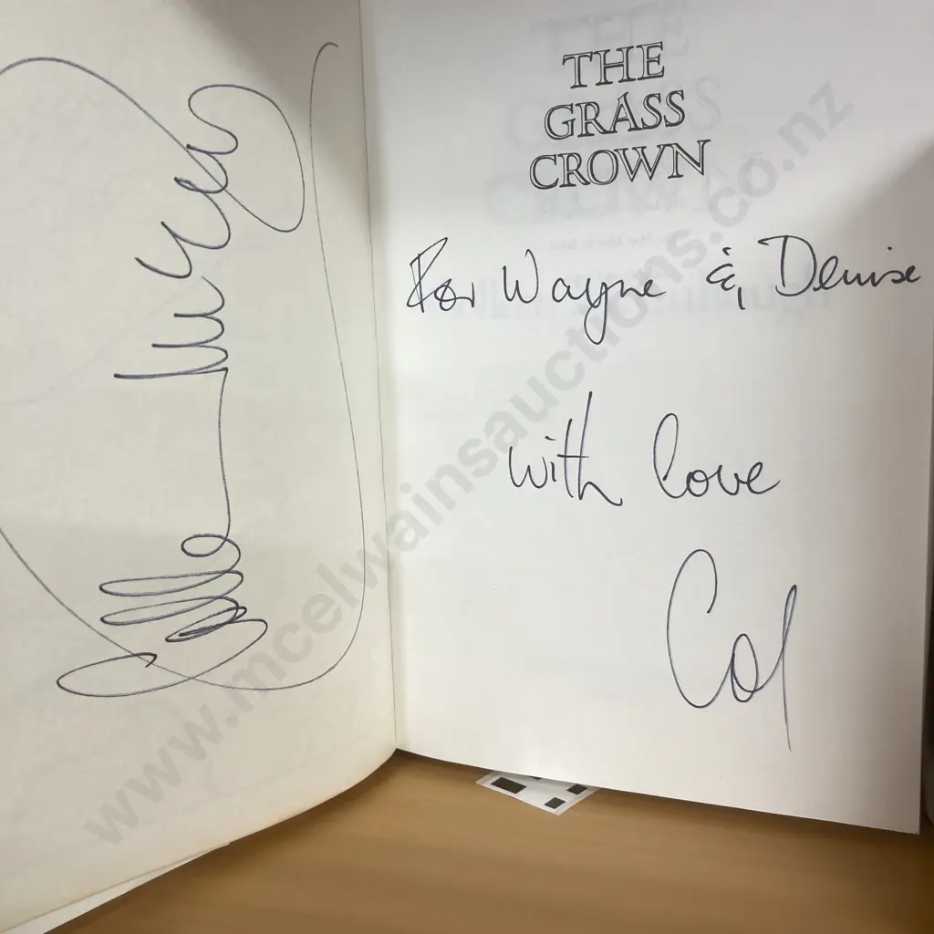 Lot of Colleen McCullough Books Including The Grass Crown Signed By The Author Image 1++