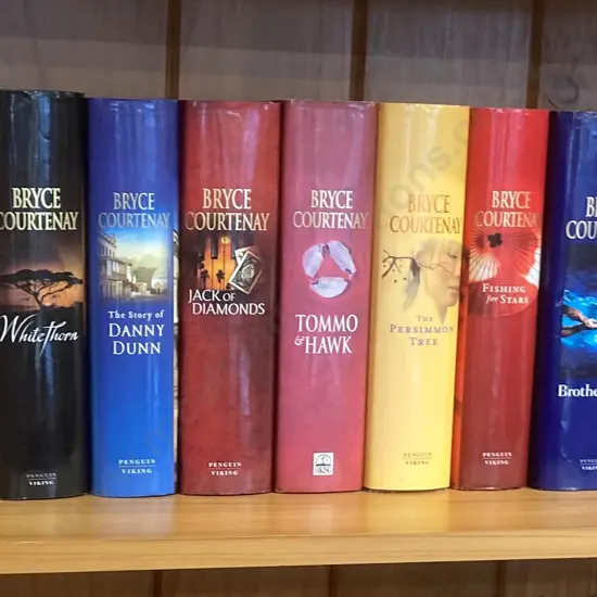 Lot of Bryce Courtenay Books