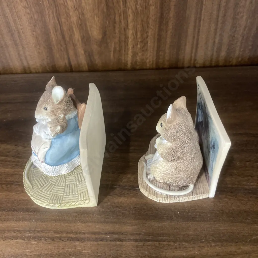 The World Of Beatrix Potter New Baby & 5 Mending Mice Figurines Image 1++