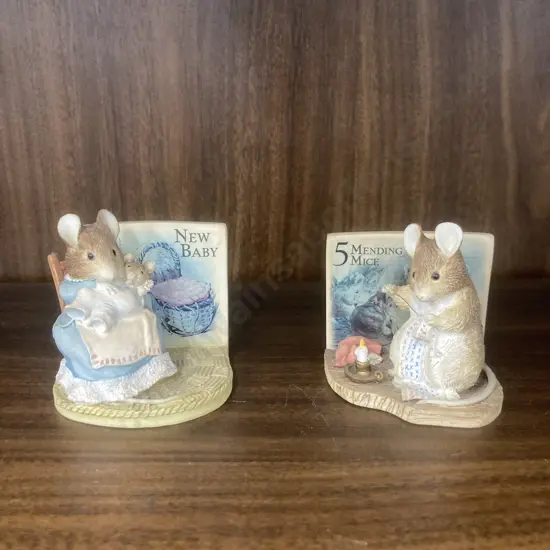 The World Of Beatrix Potter New Baby & 5 Mending Mice Figurines