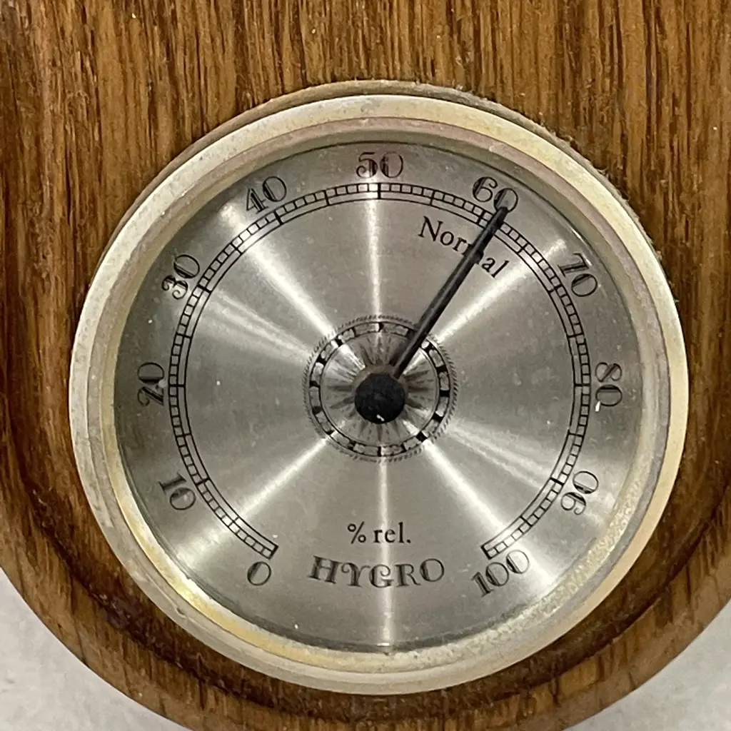 West German Wood Framed Barometer. H56cm Image 1++