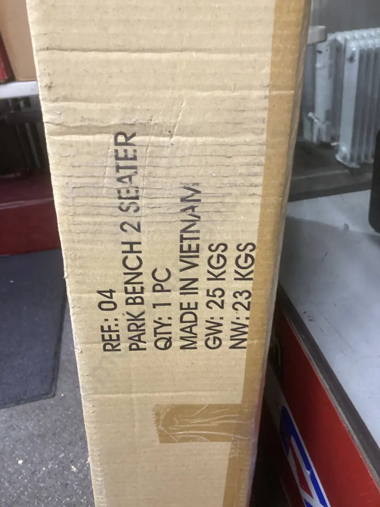 Park Bench 2 Seater In Flat Pack Image 1++