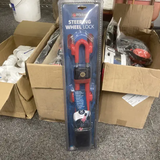 New Wildcat Double Hook Security Wheel Lock (47 KSL12)