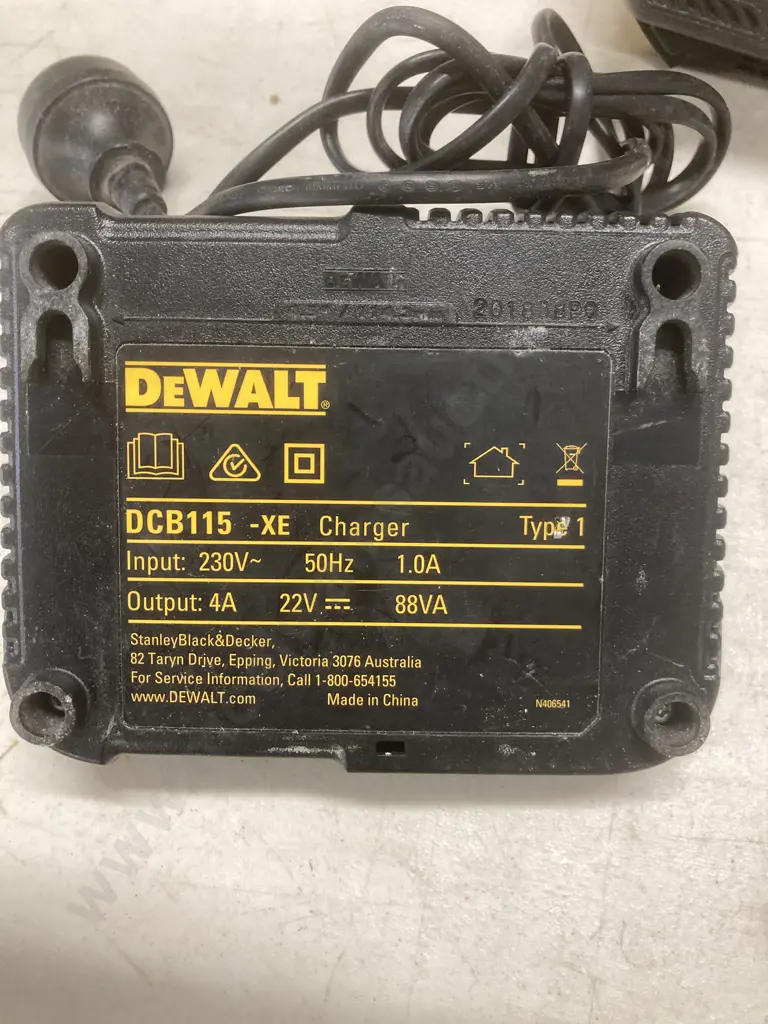 DeWalt XRFLEX Volt LI-Ion 54V 6.0AH Battery & DCB115-XE 10.8/14.4/18V Type 1 Charger Image 1++