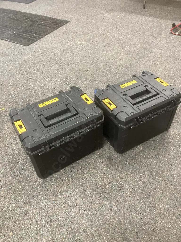 Pair of DeWalt TSTAK Deep Boxes Image 1++