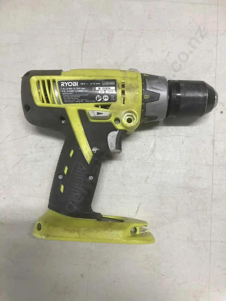 Ryobi LCDI1802 18V Hammer Drill Skin Image 1++