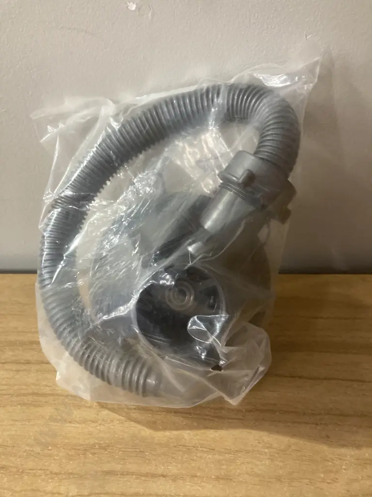 New Round Basket Waste Plug With Overflow Fitting & Hose Image 1++