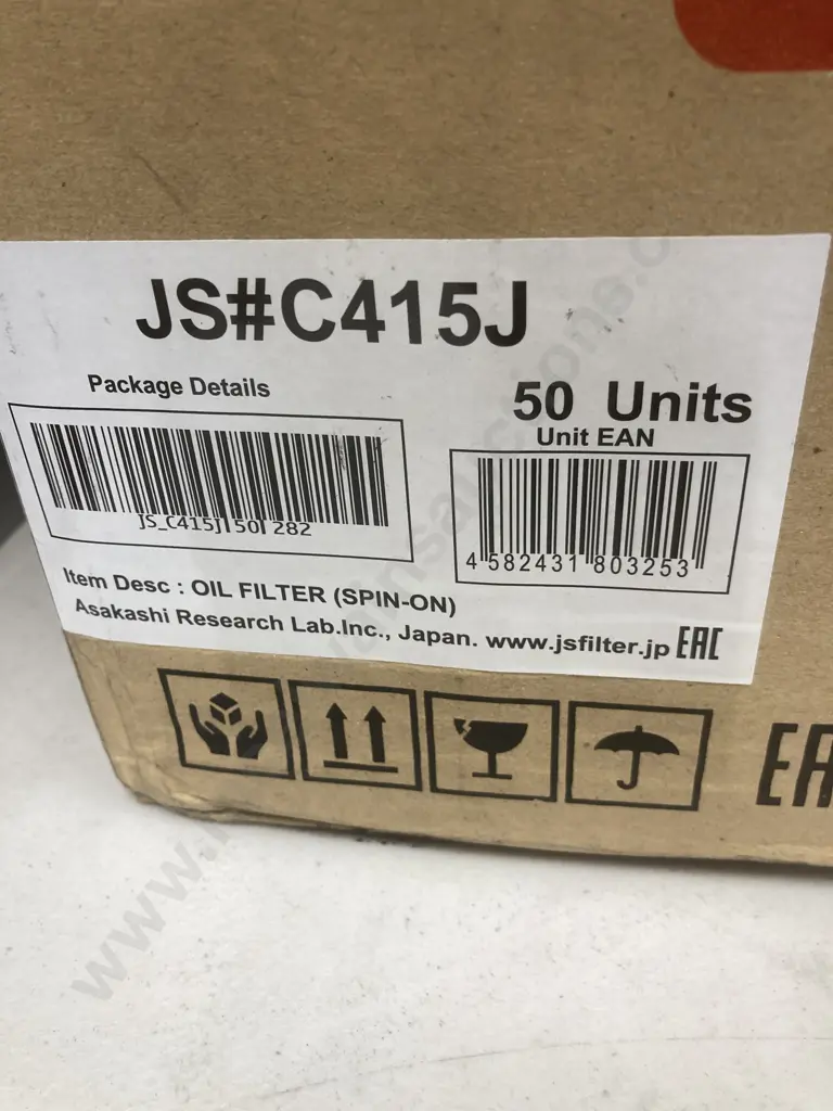 Box of 50 Asakashi JS#C415J Oil Filters (Spin On) Image 1++