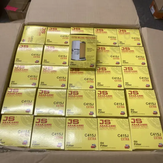 Box of 50 Asakashi JS#C415J Oil Filters (Spin On)