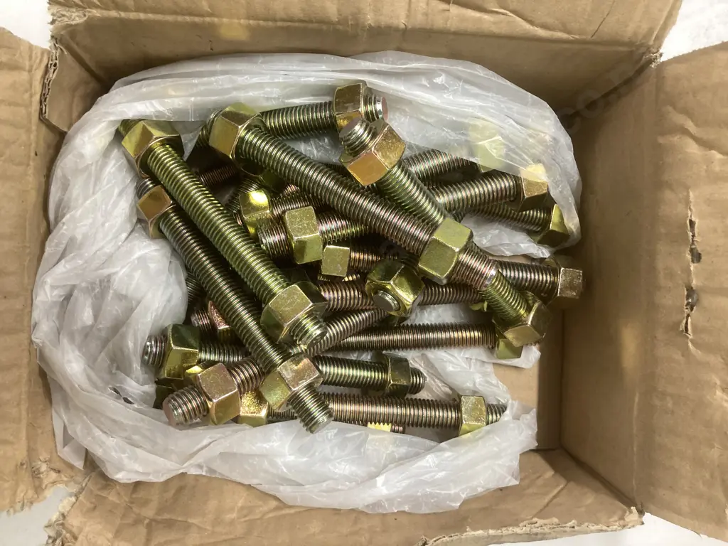 Box of 24 Stud Bolts, 5/8" x 150mm x 24, SB A193-B7/2 HHN Image 1++