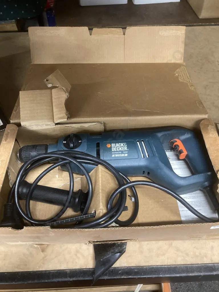 Black & Decker (England) Hammer Drill In Box Image 1++