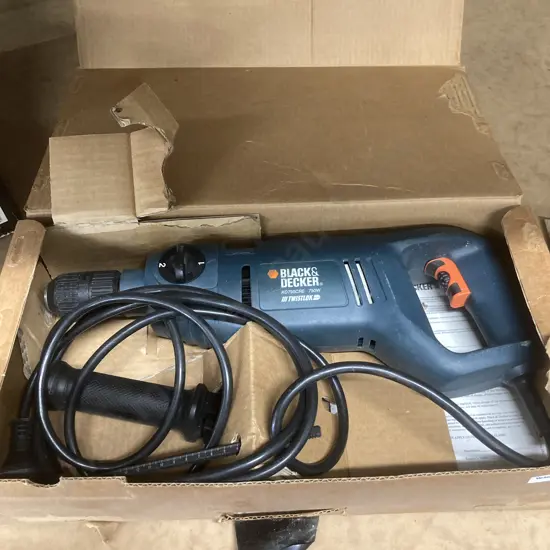 Black & Decker (England) Hammer Drill In Box