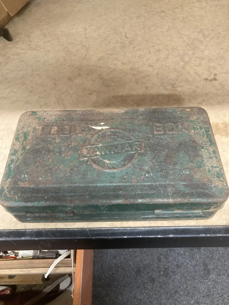 Vintage Yanmar Tool Box And Assorted Spanners Image 1++