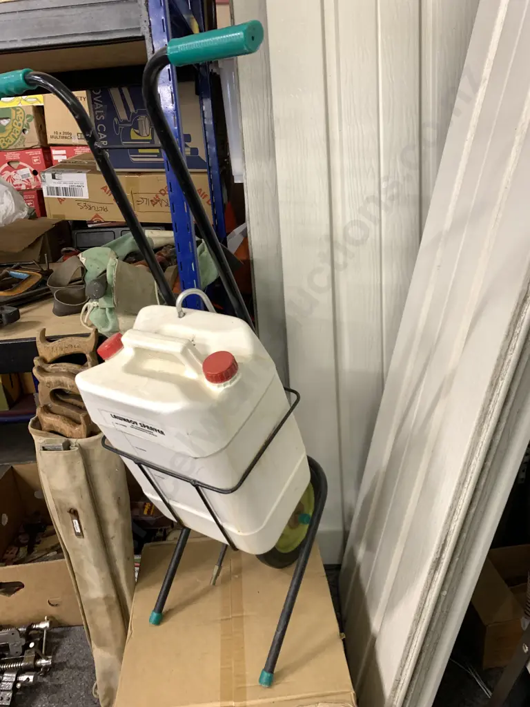 Vintage Lawn Boy Sprayer by Chair Makers, Mobile On Stand Image 1++