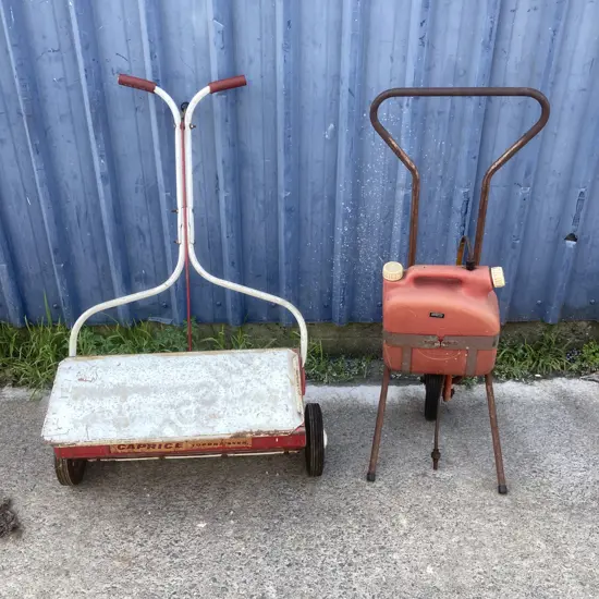 Vintage Caprice Topdresser & Sprayrite Sprayer