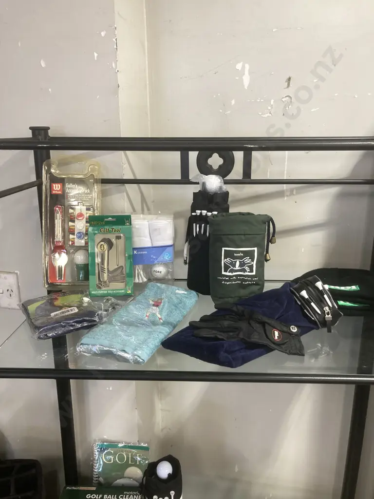 Lot of New Golfing Items, Tool, Glove, Accessory Packs Etc Image 1++