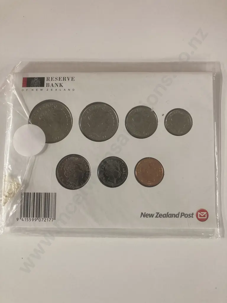 2006 NZ Small Change Smaller Change Uncirculated Set Image 1++