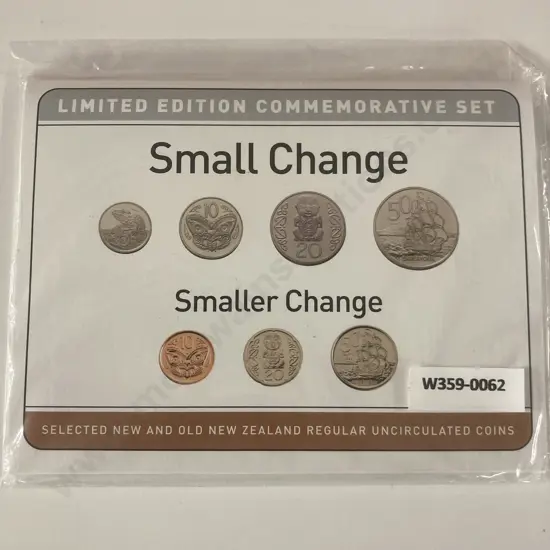 2006 NZ Small Change Smaller Change Uncirculated Set