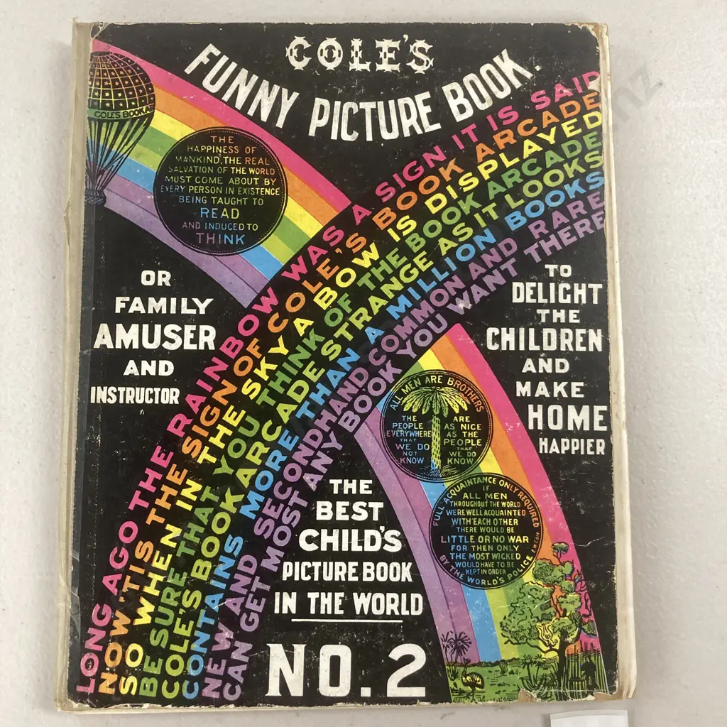 Vintage Coles Funny Picture Book - No2, E.W. Cole, No Date [c1950?] Image 1++