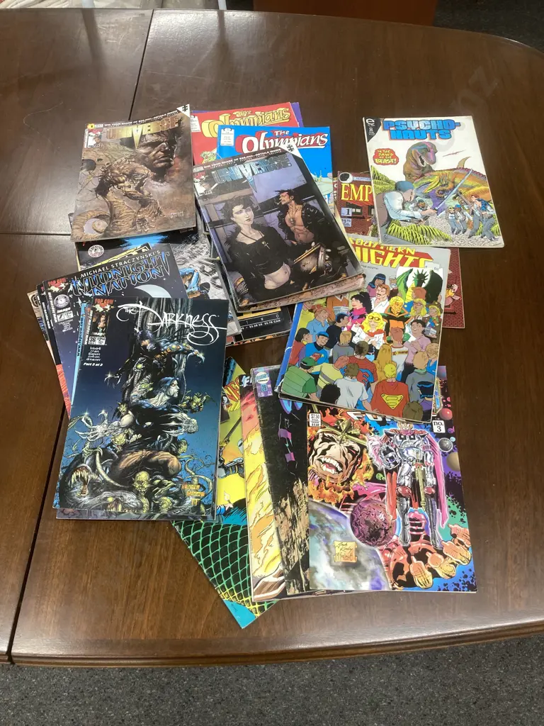 Lot of 39 Comics - Comics Interview, TopCow, Marvel, Epic, Cheese Comics Etc Image 1++