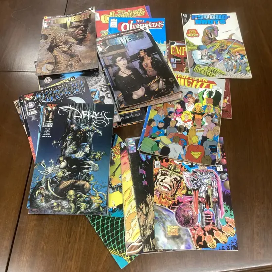 Lot of 39 Comics - Comics Interview, TopCow, Marvel, Epic, Cheese Comics Etc