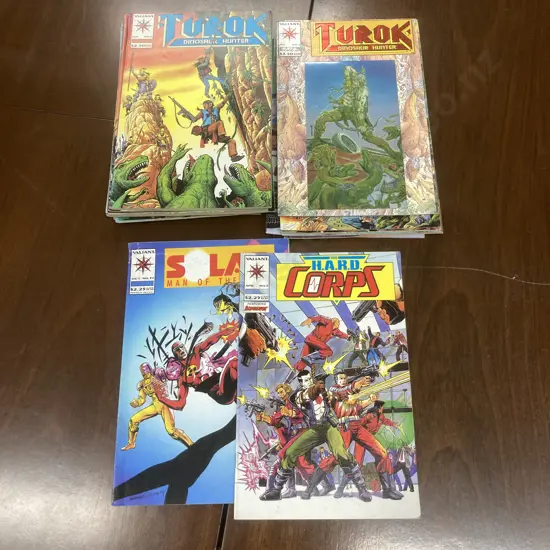 Lot of 22 Valiant Comics - TUROK, The Hard Corps & Solar Man Of The Atom