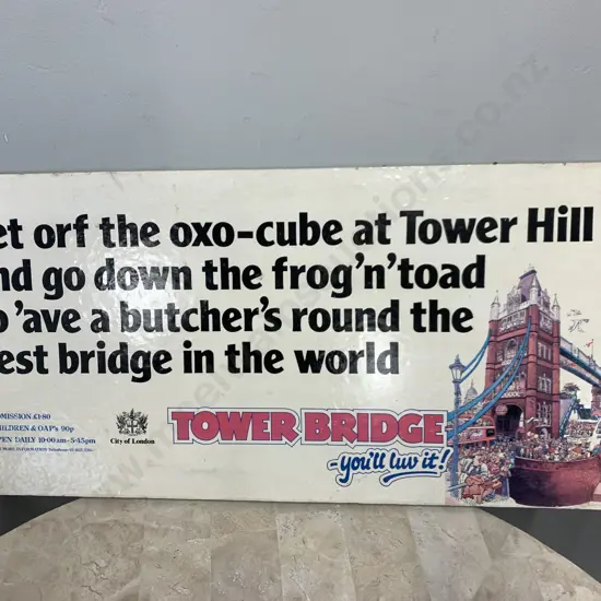 Artwork 'Tower Bridge Poster'; On Board, 28 x 40cm
