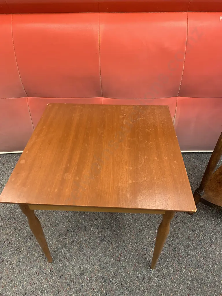 Vintage Occasional Tables x 2, H53 & 36cm Image 1++