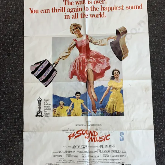 Vintage Advertising Poster 'The Sound Of Music' 104 x 70cm