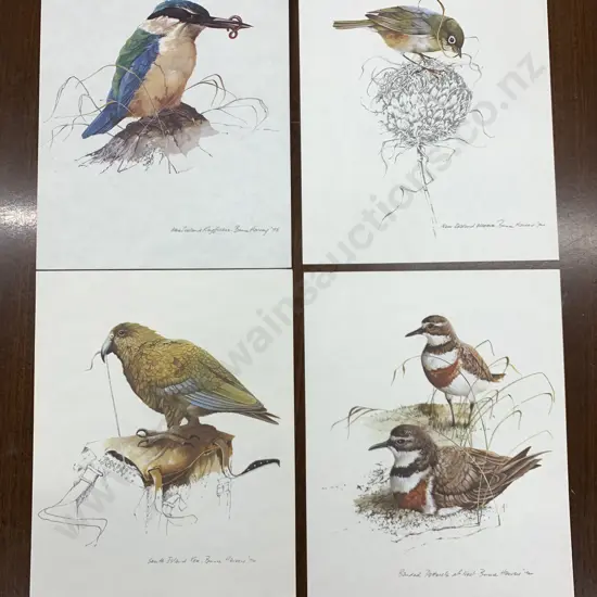 Lot of 4 Bruce Harvey Lithographs
